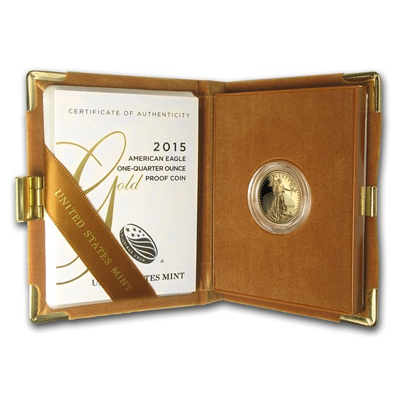 2015-W 1/4 oz Proof Gold American Eagle (w/Box & COA) 2015-W 1/4 oz Proof Gold American Eagle (w/Box & COA)